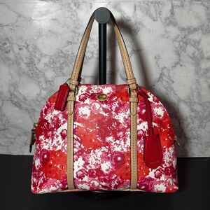 Coach Payton Floral Cora Dome Satchel